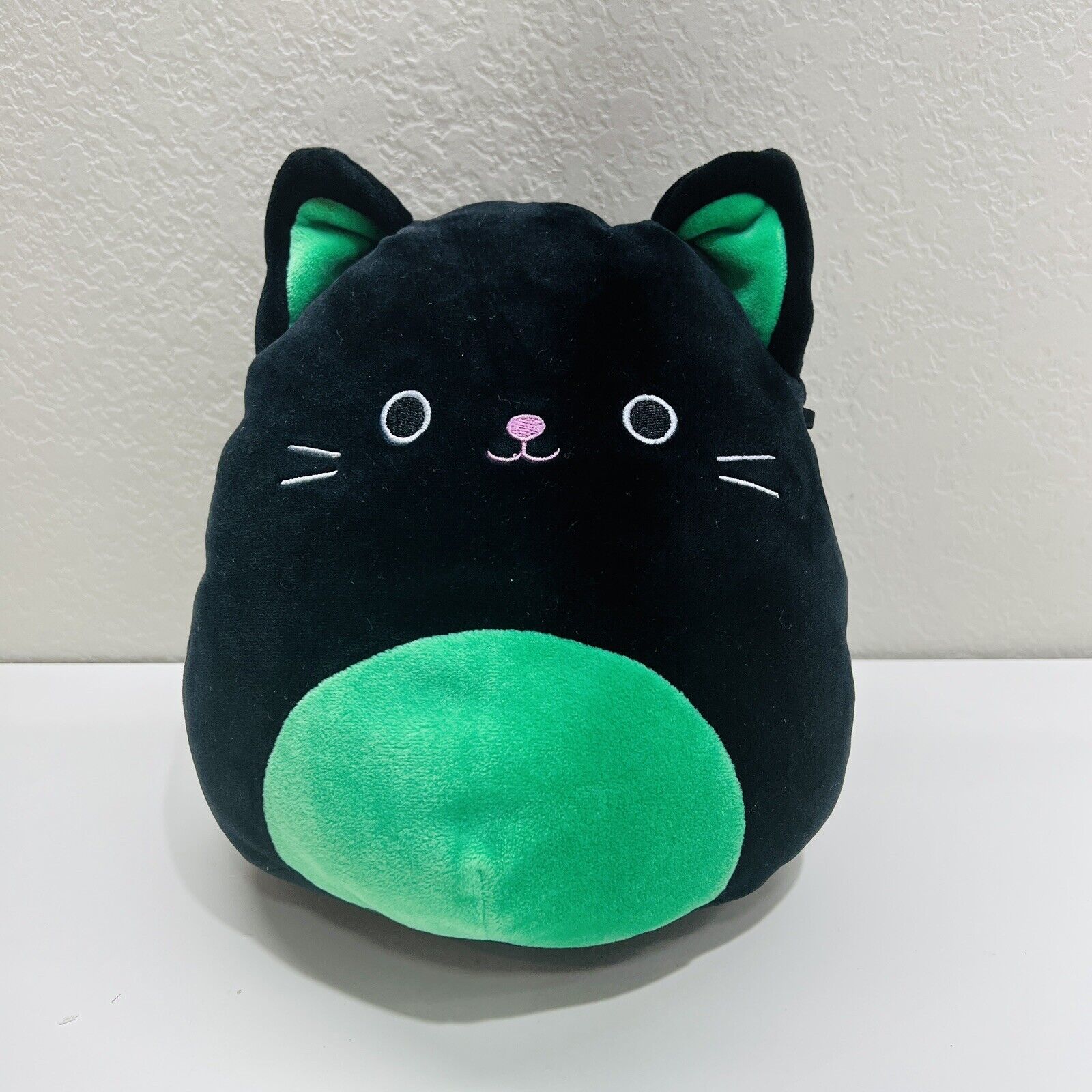 Squishmallow Halloween Cat Plush Kellytoy 8in CLEO The Black And Green Squishmallow Halloween Cat Plush Kellytoy 8in CLEO The Black And Green