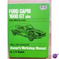 Ford Capri 1600 GT ohc, Haynes Owners Workshop ...