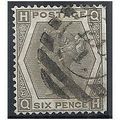 1873 SG125 6d Grey Plate 12 Good/Fine Used "QH"..
