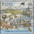 AUSTRALIA, SHIP, First Fleet, Livestock, Cape, green 1987, 37c