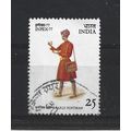 India.SG859 25p Early Punjabi Postman.Fine Used...