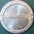 Ichabod's. $1 Casino Route Token. Las Vegas, NV...