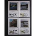 1983 BRITISH RIVER FISH BENHAM SILK POSTCARDS W...