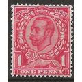 1912 SG345 1d Scarlet Wmk Royal Cypher Simple U...