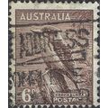 AUSTRALIA, BIRD, Kookaburra , brown 1956, 6d, #3