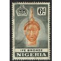 Nigeria 1953 Definitive Issue 6d Orange Brown a...