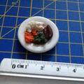 Sausage & Mash Dinner 1:12th scale miniature