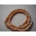 Vintage Necklace Angel Skin Coral Polished Pink...