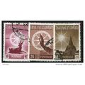 1957 3 different values - #412 fine used (o)