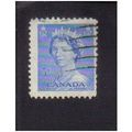 1953 canada queen elizabeth11 5c f/u sg454