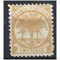 Western Samoa 1900 SG91a 2d Orange-Yellow Mount...