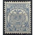 Transvaal 1885 SG182 6d Pale Dull Blue Mounted ...