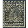 1913 SG390 8d Black/Yellow Wmk Royal Cypher Fin...