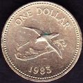 1983 Bermuda 1 Dollar Coin