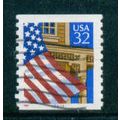 Used 2913 32c U.S. Flag Over Porch Fine CNS 333...