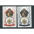 gibraltar stamps sg371 sg 371 mnhroyalty mnh set