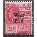 British Guiana 1918 SG271 2c Scarlet WAR TAX Mo...