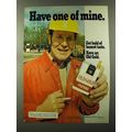 1973 Old Gold Cigarettes Ad - Have One of Mine