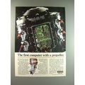 1986 Yamaha V6 Special Outboard Motor Ad - Computer