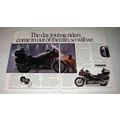 1986 Yamaha Venture Royale Motorcycle Ad - Out of Rain