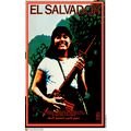 Political POSTER.EL SALVADOR guerrilla Girl.Col...