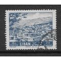 LEBANON 15p BLUE CEDAR OF LEBANON ZAHLE SG 710 ...