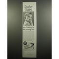 1933 Vaseline Borated Ad - Lucky baby no chafin...