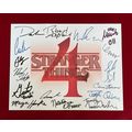 Stranger Things Season 4 Title Card Cast-Signed...
