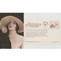 Postcard Gibson Girl Hat Fashion Show Hotel Ast...