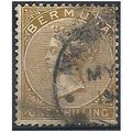 Bermuda 1893 SG29 1s Yellow-Brown Fine Used.