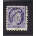 1954 canada queen elizabeth11 4c f/u sg466p