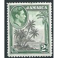 Jamaica 1938 SG124 2d Grey & Green Mounted Mint...