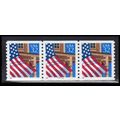 2913v 32c U.S. Flag Over Porch Very Fine MNH LG...