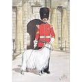Artist Drawn Goat Major Le Royal Vingt Deuxieme...