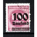 GERMANY 1923 100T on 100M PURPLE SG 286 FINE US...