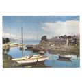 ABERSOCH INNER HARBOUR , unused vintage postcar...