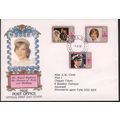 Nieu FDC 1982 - SG454/6 - 21st Birthday Of Dian...