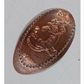 Disney pressed pennies Tigger playing baseball
