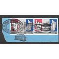 USA FRENCH REVOLUTION AIRMAIL PAIR PICTORIAL CA...
