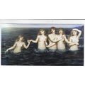 Evelyn De Morgan Sea Maidens Postcard unused VGC