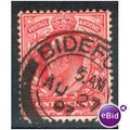 GB stamps 1902-10 KEV11 - 1d SG219 Bideford 1