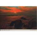 Sunset, Land's End, Cornwall 1969 - J Hinde Stu...