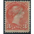 Canada 1873 SG96 3c Orange-Red Fine Used....