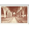 Wales BARMOUTH St John's Church Interior Postca...
