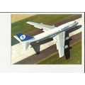 Aviation SABENA BOEING 747-300 Postcard (a)