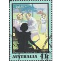 AUSTRALIA, Radio Serials, blue 1991, 43c, #2
