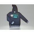 Boys Age 9-10 Long Sleeve Navy Hoodie - ( George )
