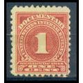 Used R207 1c Series of 1914 Barely Clears WA1825