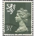 SCOTLAND, Queen Elizabeth II, Machin, olive gre...