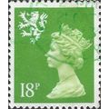 SCOTLAND, Queen Elizabeth II, Machin, apple-green 1991, 18p, #6